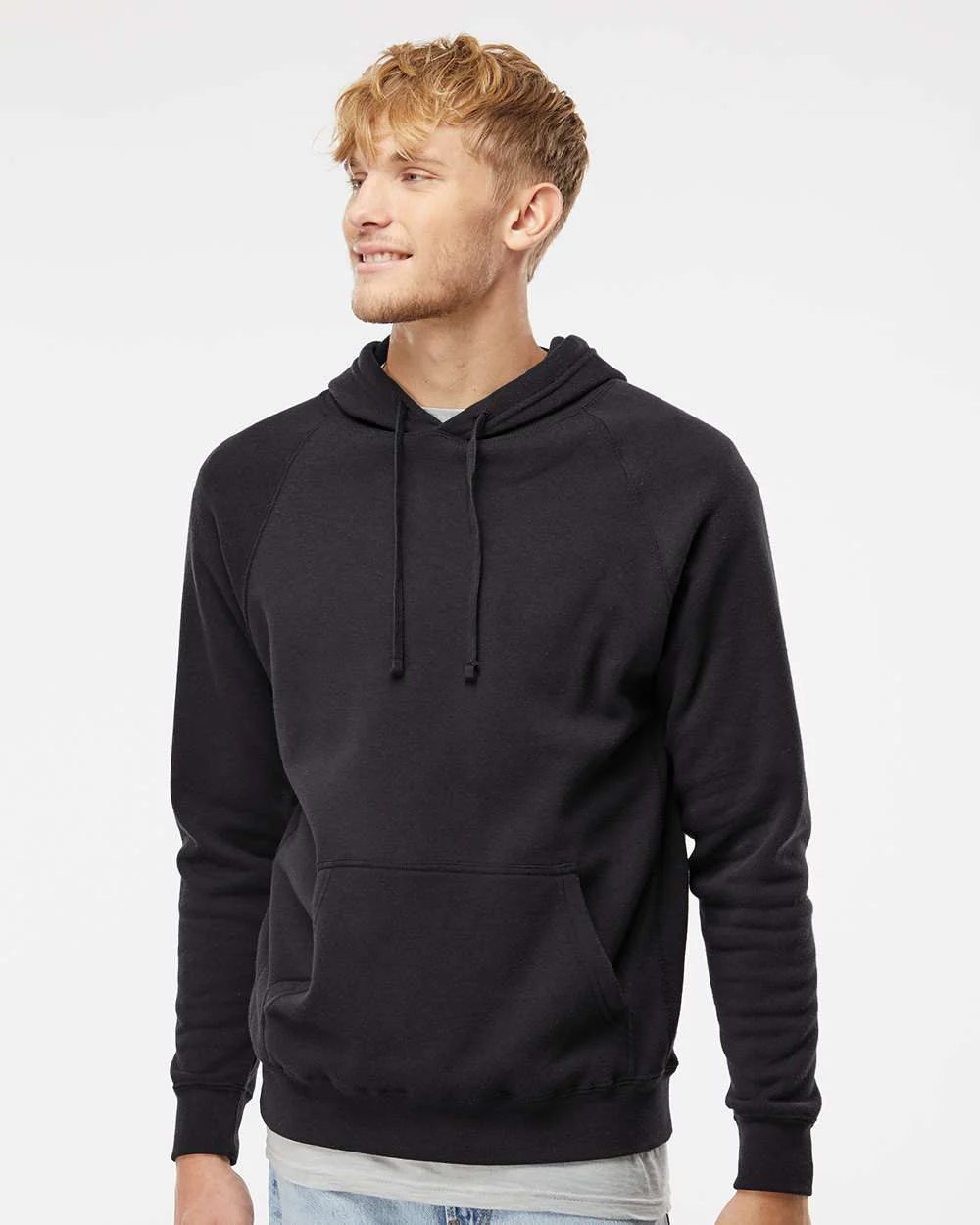 Unisex Special Blend Raglan Hooded Pullover - Image 9