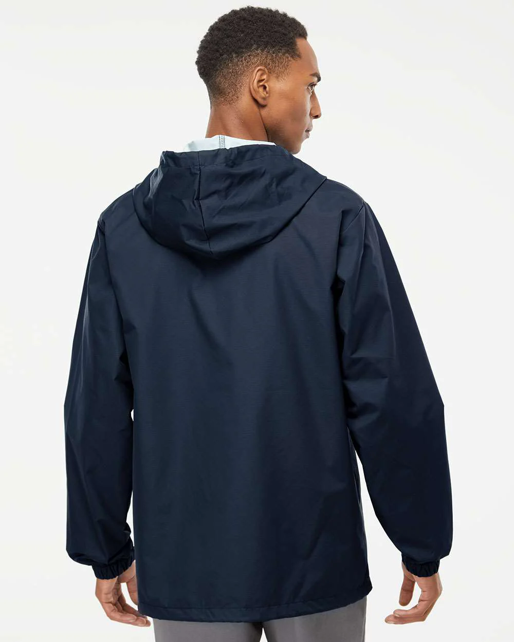 Water Resistant Hooded Windbreaker Coaches Jacket - Image 24