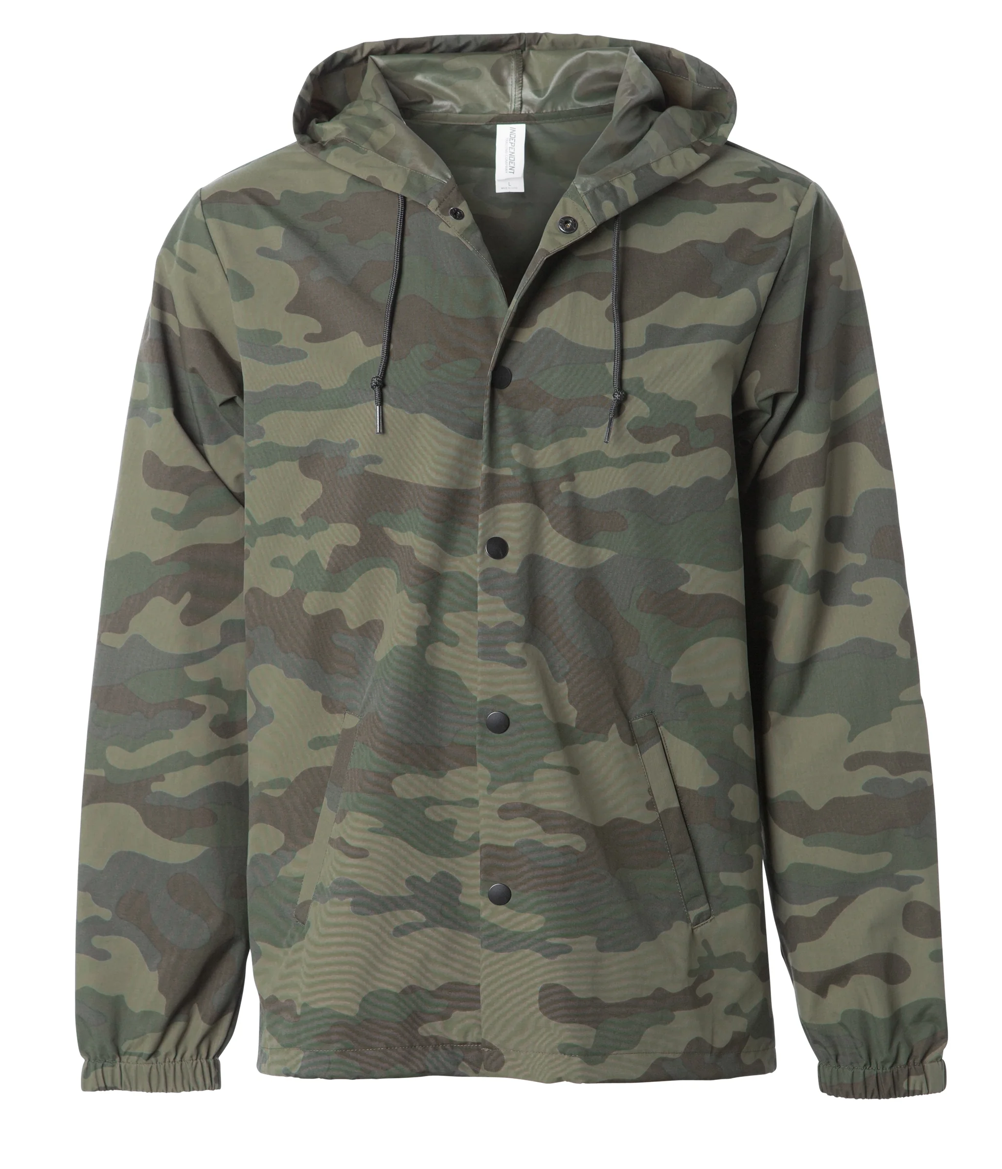 Water Resistant Hooded Windbreaker Coaches Jacket - Image 7