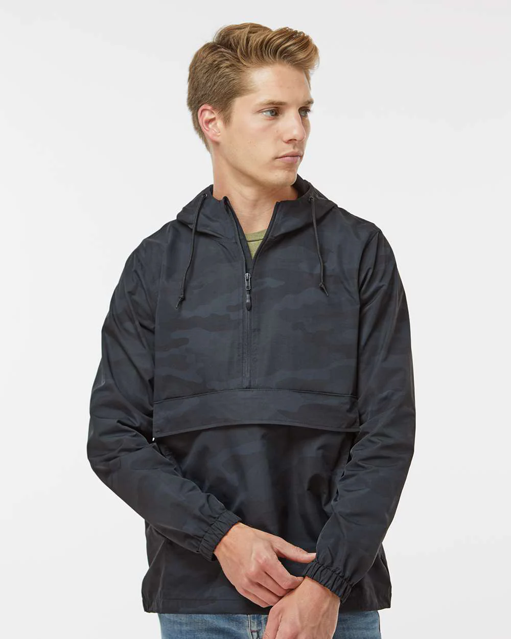 Water Resistant Windbreaker Anorak Jacket - Image 10