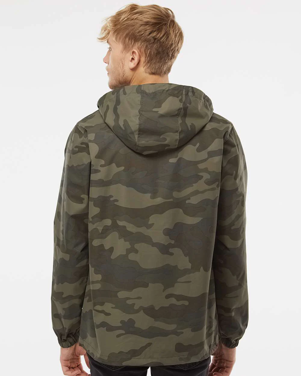 Water Resistant Windbreaker Anorak Jacket - Image 4