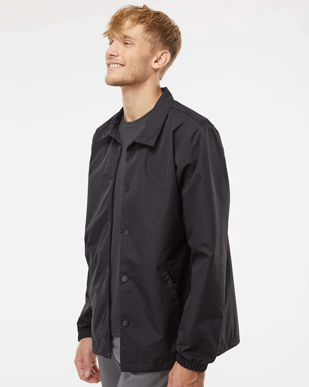 Water Resistant Windbreaker Coaches Jacket - Image 3