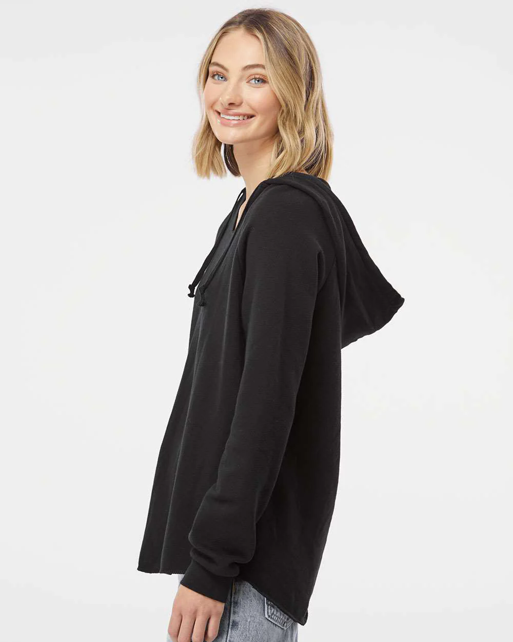 Women's California Wave Wash Hooded Pullover - Image 11