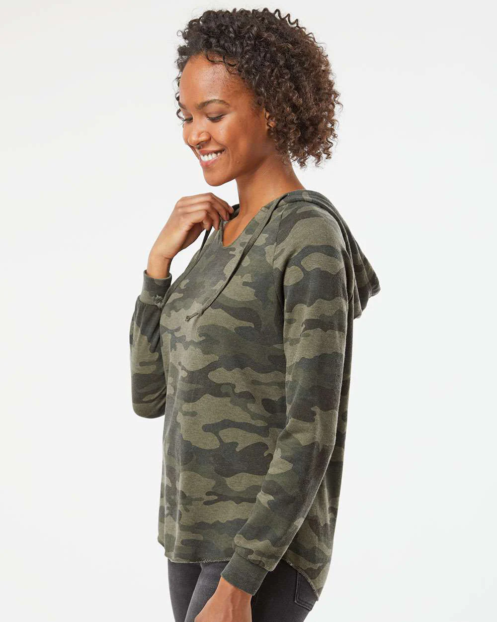 Women's California Wave Wash Hooded Pullover - Image 5