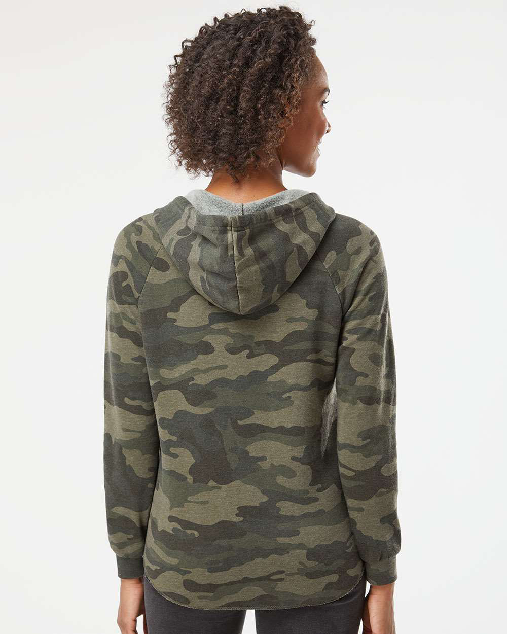 Women's California Wave Wash Hooded Pullover - Image 6