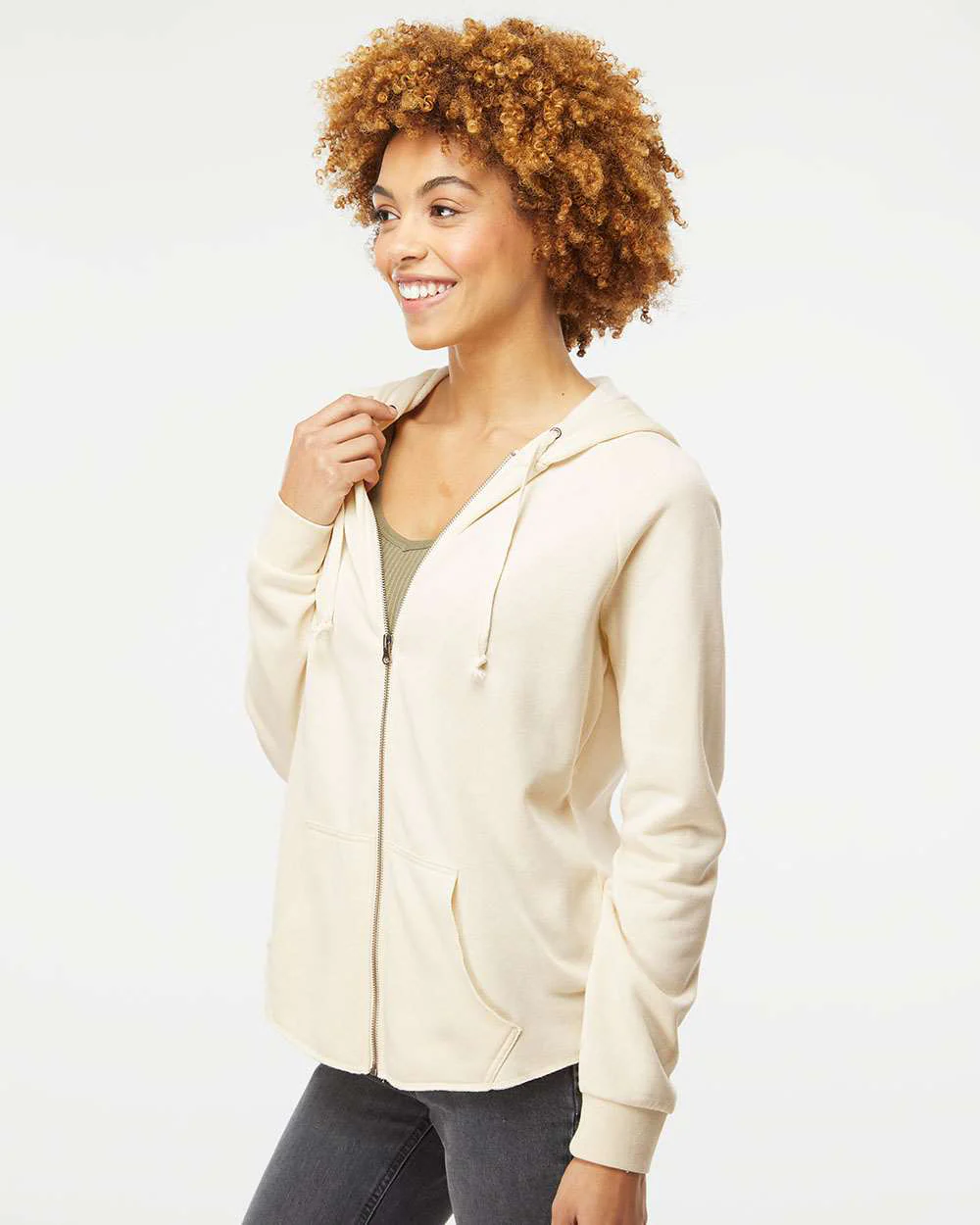 Women's California Wave Wash Zip Hood - Image 5