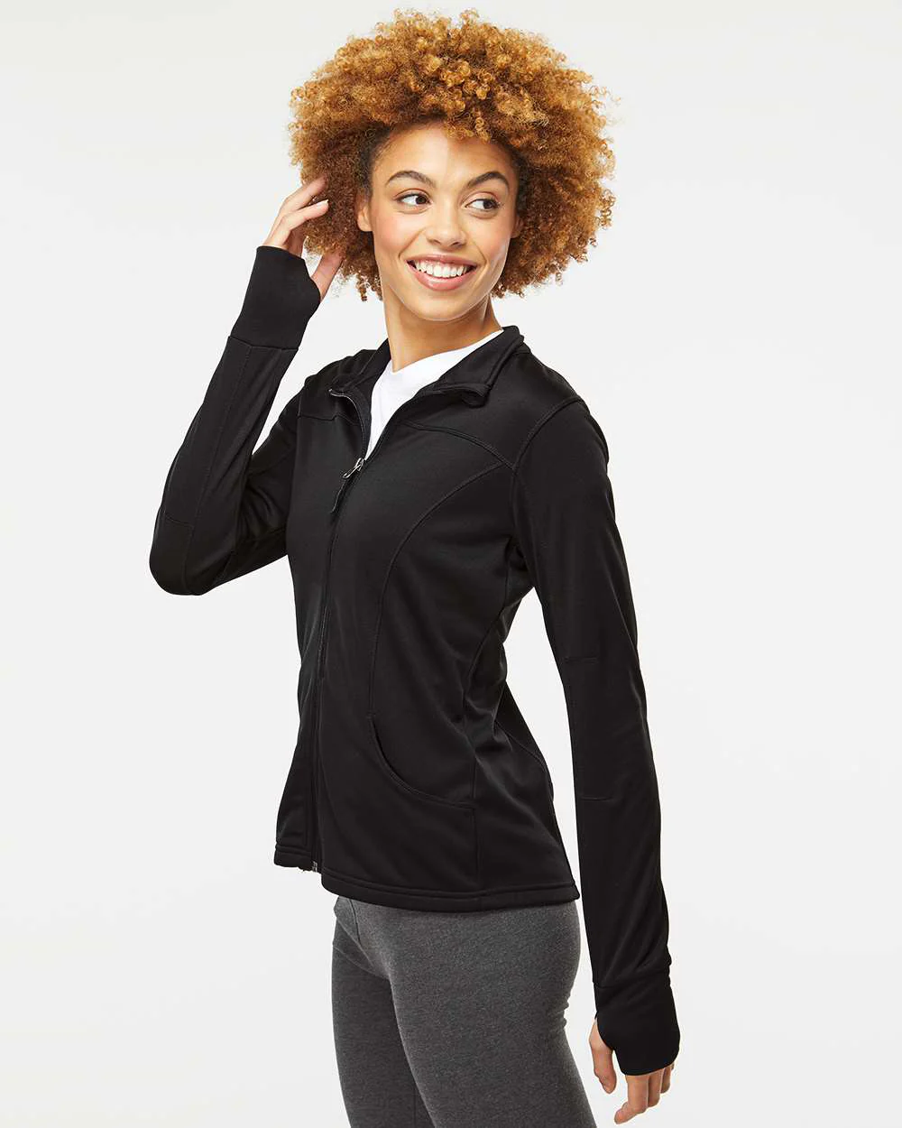 Womens Poly-Tech Athletic Zip - Image 5