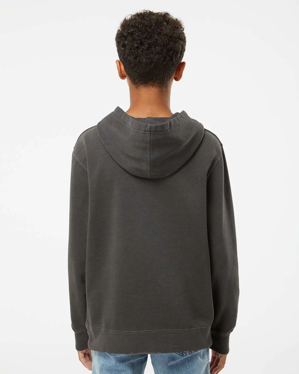 Youth 9oz. Midweight Pigment Dye Pullover Hood - Image 12