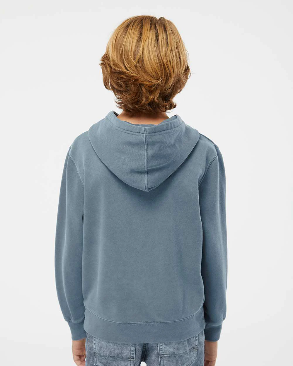 Youth 9oz. Midweight Pigment Dye Pullover Hood - Image 24