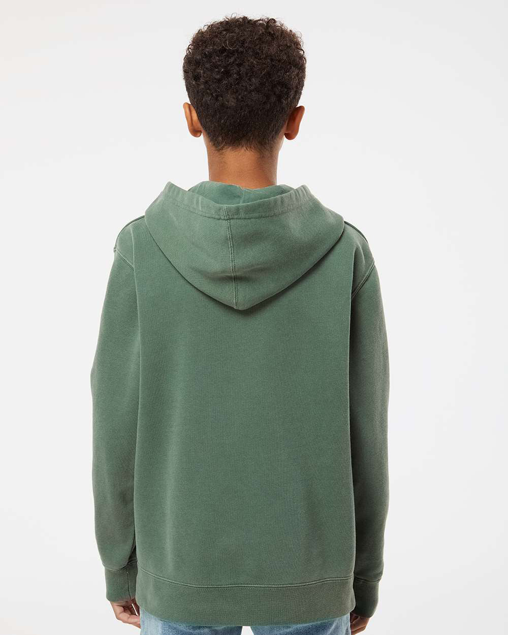 Youth 9oz. Midweight Pigment Dye Pullover Hood - Image 27