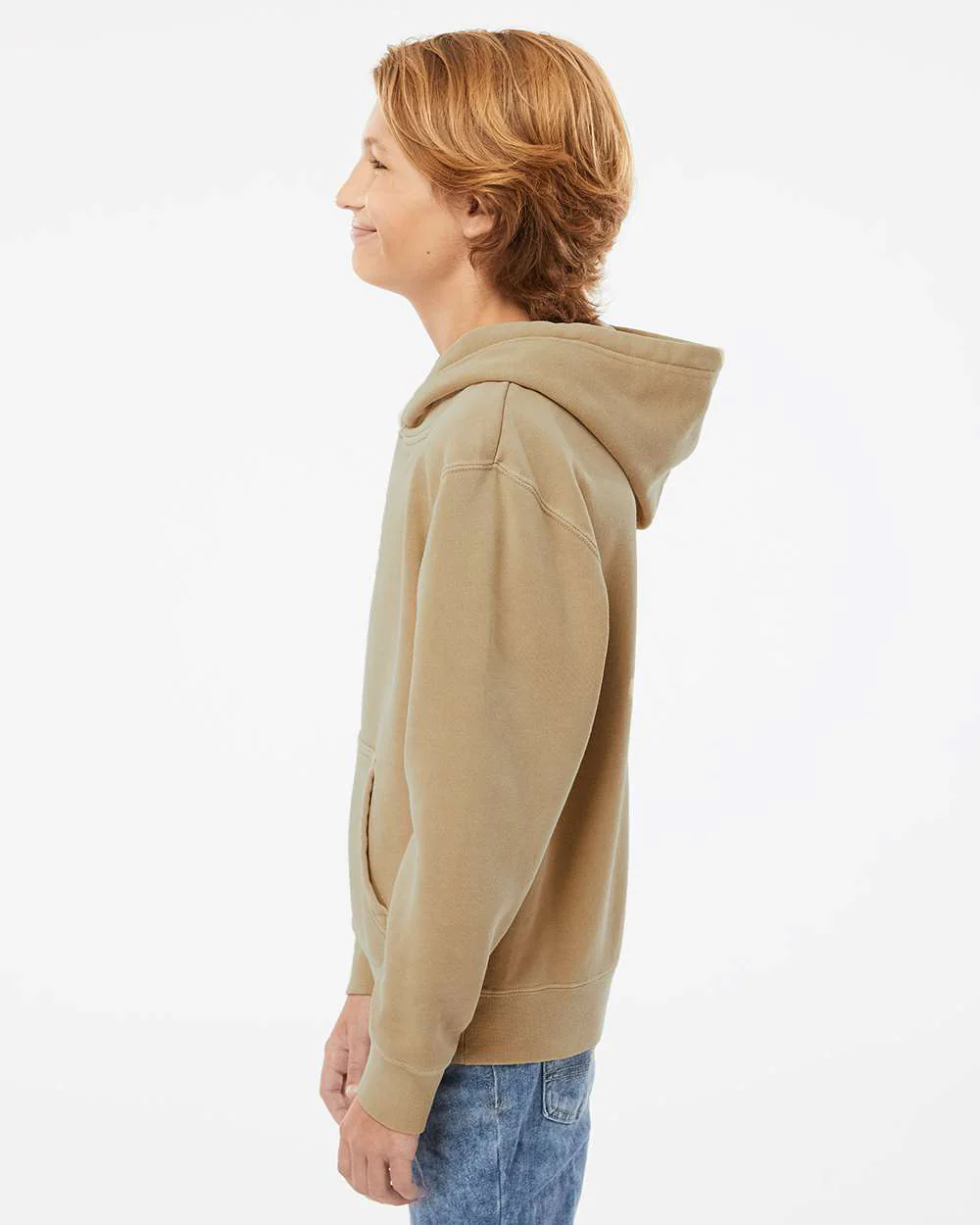 Youth 9oz. Midweight Pigment Dye Pullover Hood - Image 35