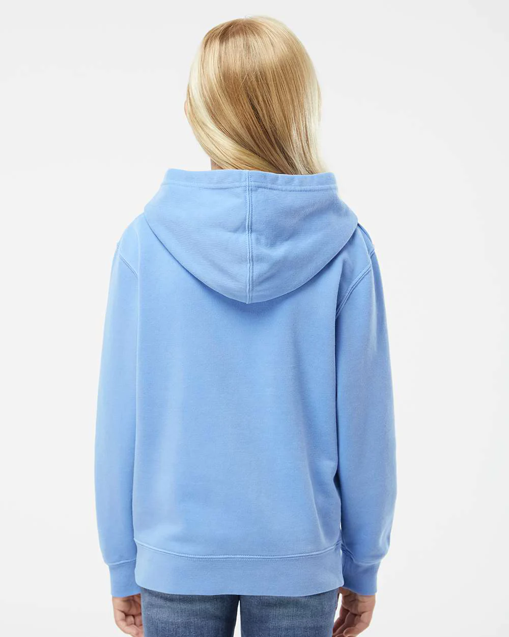 Youth 9oz. Midweight Pigment Dye Pullover Hood - Image 4