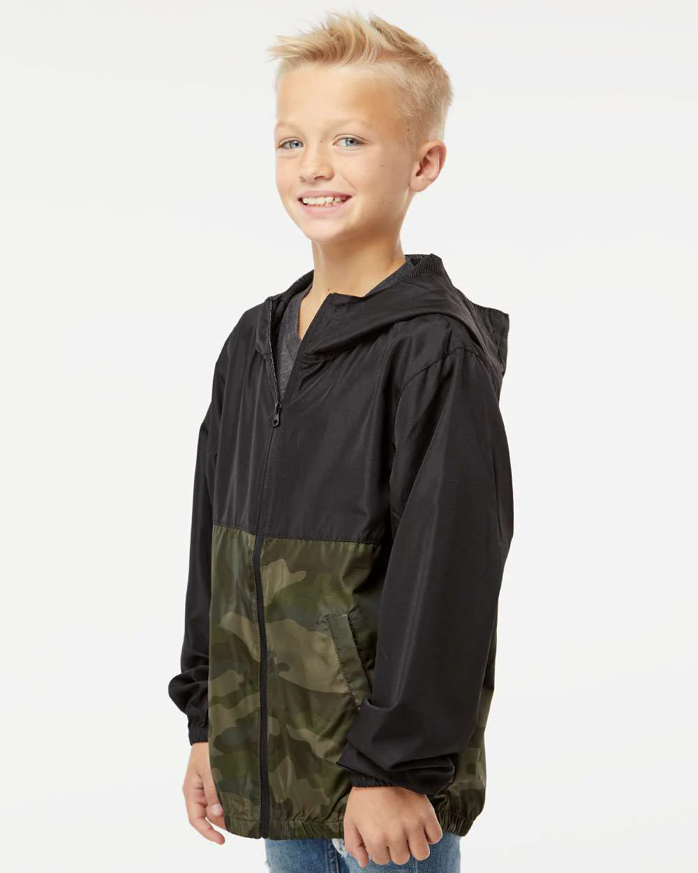 Youth Lightweight Windbreaker Jacket - Image 11